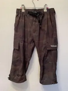 OUTDOOR カモフラージュ ハーフパンツ M
