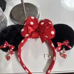 ディズニー カチューシャ ミニー イヤリング