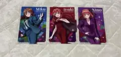 五等分の花嫁 アクリルアートパネル 二乃 三玖 五月 まとめ売り