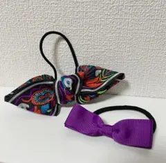 【美品】ヘアゴムセット チロリアンテープ リボン
