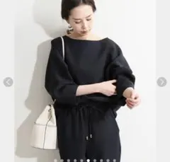 IENA LA BOUCLE ボートネックプルオーバー