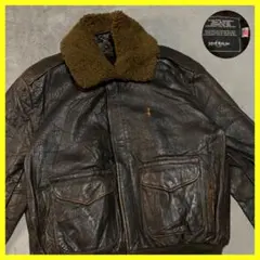 ショット Schott フライトジャケット 本革 USA製 IDEAL 茶 L