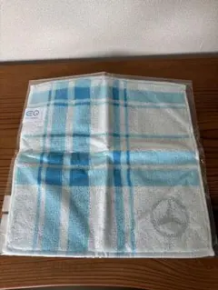Mercedes-Benz メルセデスベンツ　ハンカチタオル　ブルー　ノベルティ