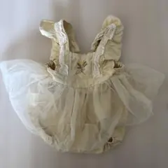 バースデイ　コトリ　Cottoli ロンパース　花柄　チュール　ワンピース　80