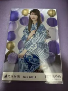 乃木坂46 生写真 真夏の全国ツアー 2025 浴衣ver 一ノ瀬美空 座りヒキ
