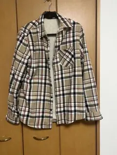 SHEIN チェックジャケット 裏毛　美品