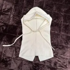 WEGO バラクラバ　付けフード　白