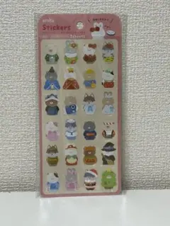 amifa スケジュール用シール 季節を楽しむどうぶつきせかえ