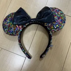 ディズニー　カチューシャ　スパンコール