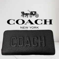 COACH cw715ブラックレザー アウトレット品