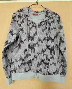 ヒョウ柄 パーカー