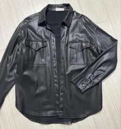 Bershka ジャケット レディース フェイクレザー