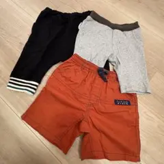 ボトムス　短パン　3点セット　男の子　100センチ　タンクトップ　肌着　未着用