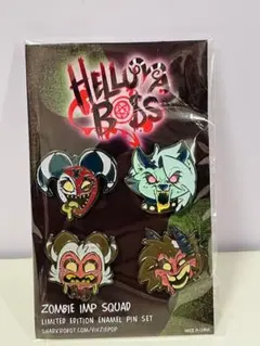 希少】【ヘルヴァボス】ピンバッジ 4種セット ゾンビ - メルカリ