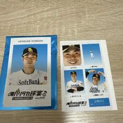 福岡ソフトバンクホークス 近藤健介 バリカタ球宴 証明写真風スマロイド