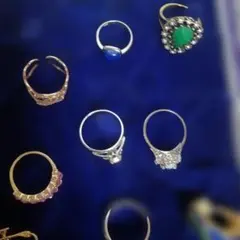 リング、イヤリングセット　まとめ売り　断捨離　生前整理　蚤の市