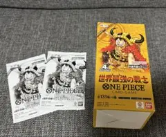 K*K様 【新品未開封】ワンピースカード 世界最強の戦士 BOX プロモ付 ※未 K*K様 【新品未開封】ワンピースカード 世界最強の戦士 BOX プロモ付