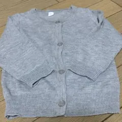 ベビー カーディガン グレー　80センチ