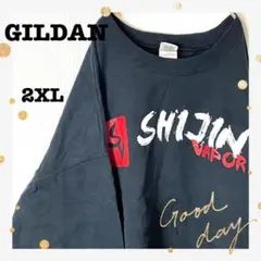 GILDANギルダンビッグプリントスウェットビッグシルエットブラック90s古着