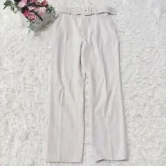 489 グレイル ベルト付きパンツ レディース ボトム シンプル ストレート