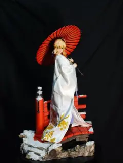 Fate 着物 セイバー アルトリア ガレージキット 塗装済み完成品 フィギュア