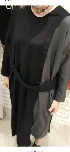 sneeuwバイカラーワンピース　お値下げ！