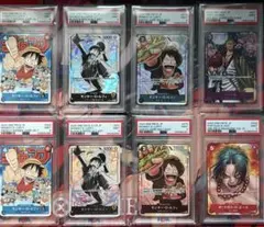 4連番 PSA10 マクドナルド プロモ ルフィ ナミ ワンピースカード 4連番 PSA10 マクドナルド プロモ ルフィ ナミ ワンピースカード