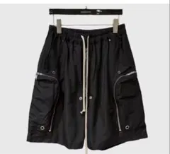 Rick Owensジップハーフパンツ ブラック リックオウエンス風 - メルカリ