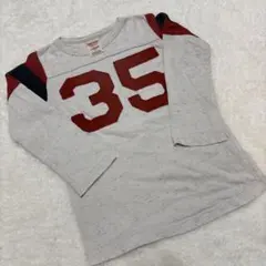 デニムダンガリー　長袖カットソー ロンT 120