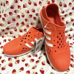 adidas コートアダプト スリッポン オレンジ×ホワイト 25.5cmのサムネイル