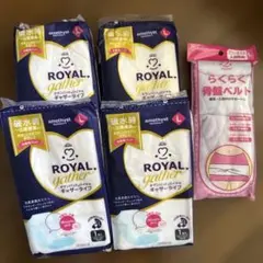 お産用パッドROYAL gather Lサイズ 4パック + 骨盤ベルト