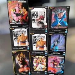 【新品未開封】ドラゴンボール フィギュア 9体セット 悟空 ゴジータ ブウ 出陣