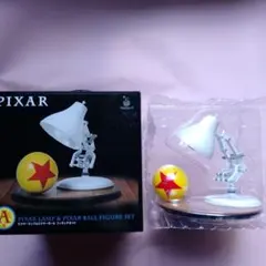 Happyくじ A賞　ピクサーランプ＆ピクサーボール　フィギュアセット