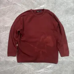 MOSSIMO コットンニット L レッド フェード オーストラリア製