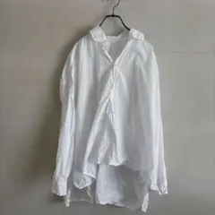 【美品】  DANIELA GREGIS / ダニエラグレジス | コットン プルオーバー シャツ ブラウス トップス | F | ホワイト | レディース DANIELA GREGIS / ダニエラグレジス | 2021SS | コットン フリル