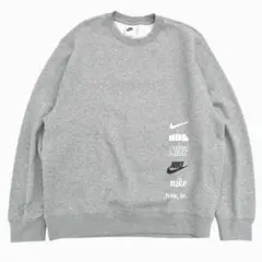 Nike ロゴプリント グレー スウェット