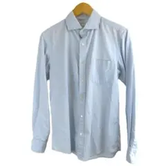 SHIPS レギュラーカラー コットン シャツ メンズ ライトブルー メンズ