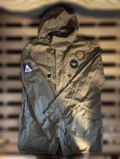 ALPHANUMERIC フード付きミリタリージャケット