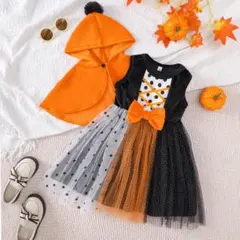 ハロウィン コスチューム ドレス ケープ セット