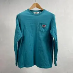 BEN DAVIS ポケット ロンT M ターコイズ ベンデイビス 長袖Tシャツ