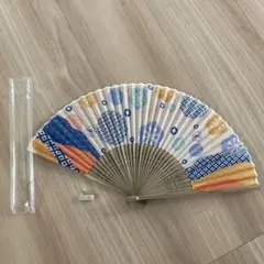 和柄 多色模様の扇子
