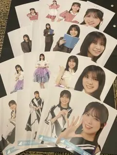 日向坂46 ライブ 年末歌唱 ハロウィン 読書 生写真 16種コンプ　森本茉莉