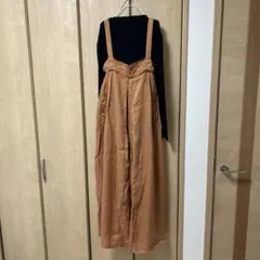 BLACK CRANE キャミサロペット