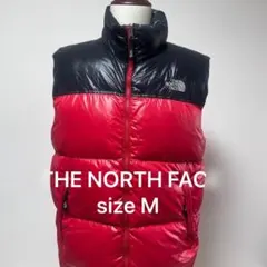 THE NORTH FACE ヌプシ ダウンベスト 赤黒 Mサイズ　831