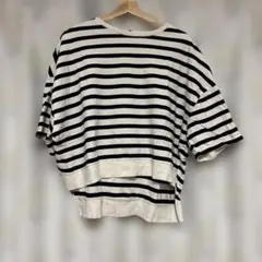 ◾︎L) coca ボーダー スウェット T