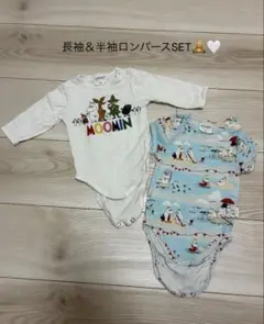ムーミンロンパースセット