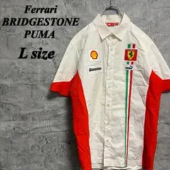 Ferrari PUMA BRIDGESTONE 半袖　レアデザイン　古着　L