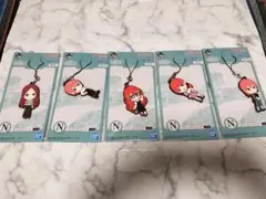 五等分の花嫁〜秘密の相乗り〜　ラバーストラップ5点セット