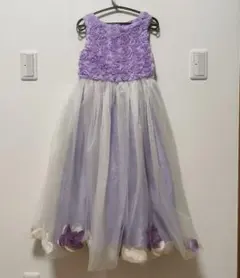 Catherine Cottage紫の花柄ドレス 140cm