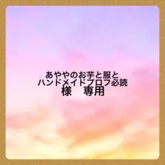あややのお芋と服とハンドメイドプロフ必読様 リクエスト 6点 まとめ商品
